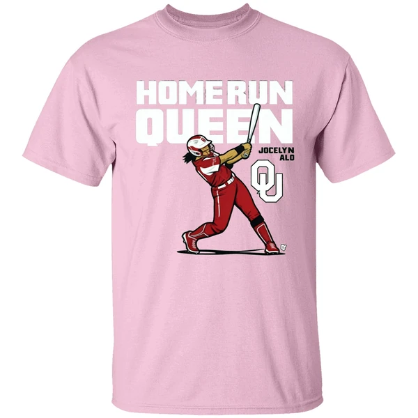 Oklahoma Softball Jocelyn Alo Home Run Queen Shirt Oklahoma Softball Jocelyn Alo Home Run Queen Shirt