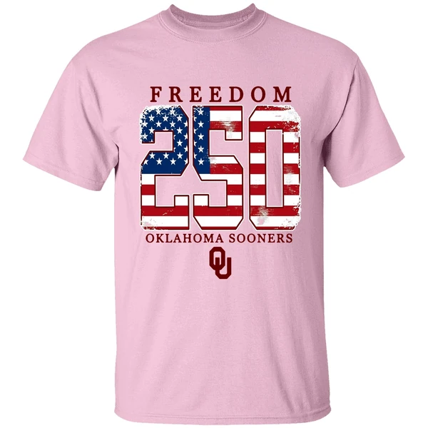 Oklahoma Sooners Americana Freedom 250th Logo Shirt - Image 2