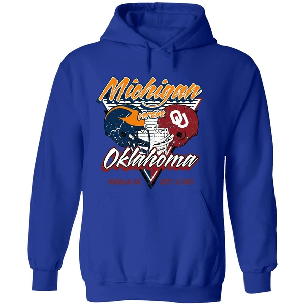 Oklahoma Sooners Vs Michigan Wolverines 2025 Gameday Onion Belt Hoodie - Image 7