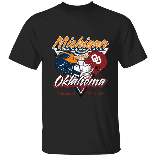 Oklahoma Sooners Vs Michigan Wolverines 2025 Gameday Onion Belt Shirt