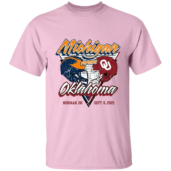Oklahoma Sooners Vs Michigan Wolverines 2025 Gameday Onion Belt Shirt - Image 3