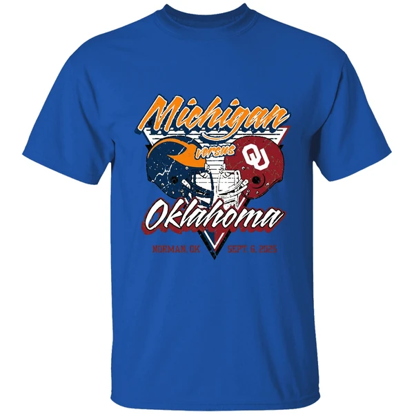 Oklahoma Sooners Vs Michigan Wolverines 2025 Gameday Onion Belt Shirt - Image 8