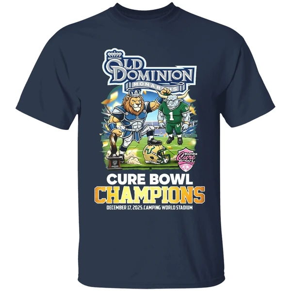 old-dominion-monarchs-cure-bowl-champions-2025-mascot-shirt-navy