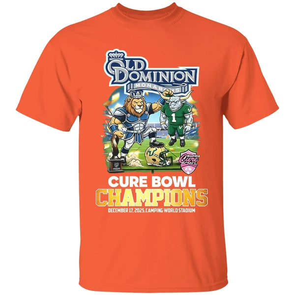 old-dominion-monarchs-cure-bowl-champions-2025-mascot-shirt-orange