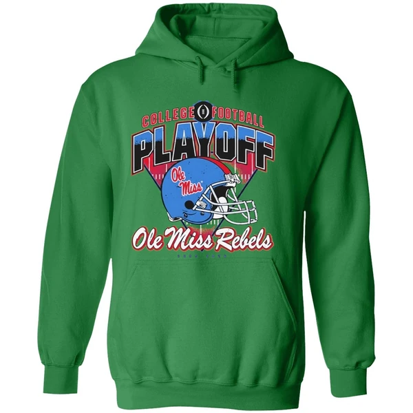 Ole Miss College Football Playoff Rebels Helmet Hoodie - Image 2