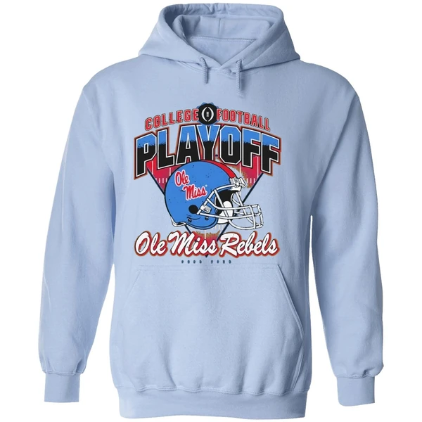 Ole Miss College Football Playoff Rebels Helmet Hoodie - Image 4