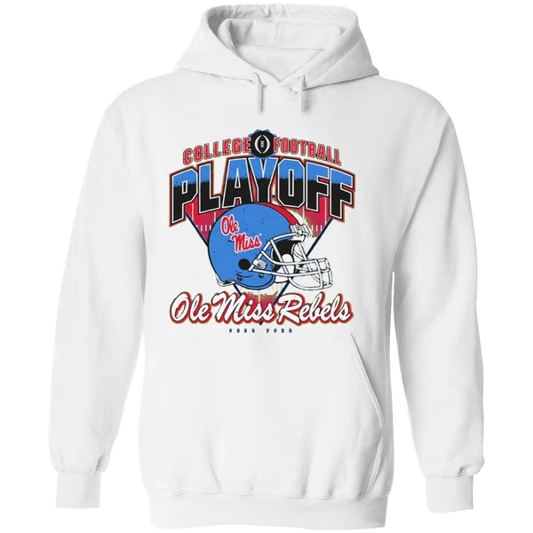 Ole Miss College Football Playoff Rebels Helmet Hoodie - Image 8