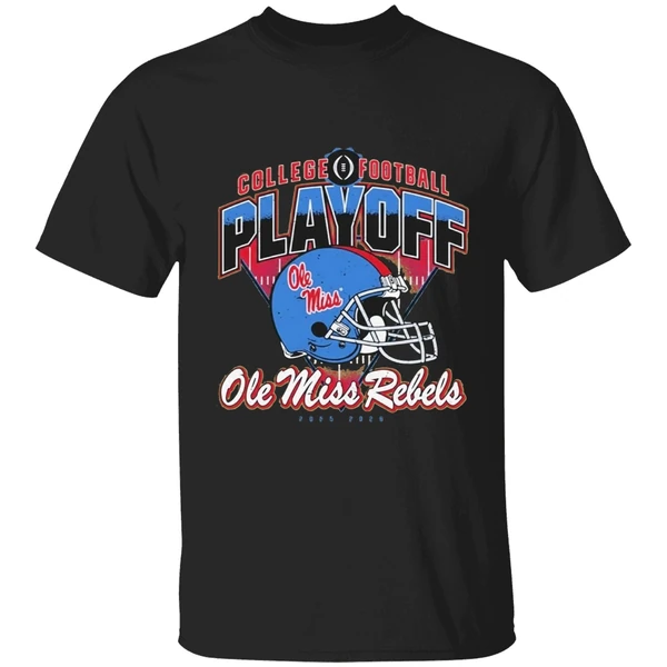 Ole Miss College Football Playoff Rebels Helmet Shirt