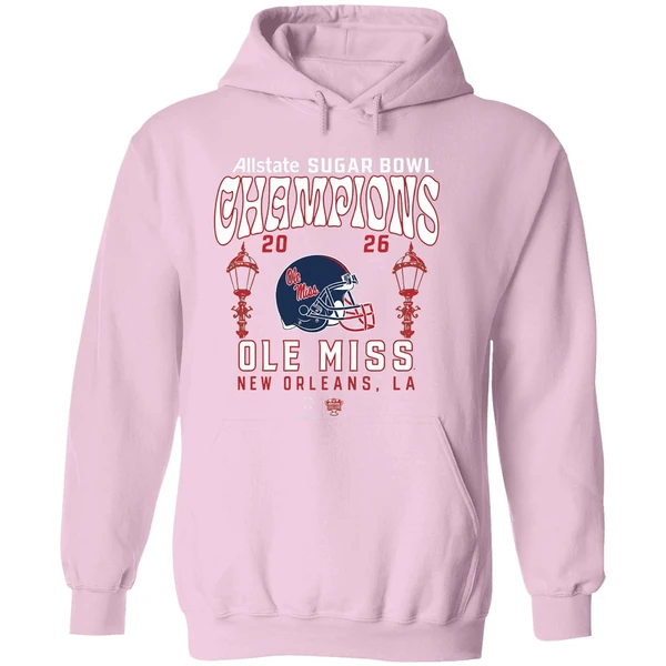 Ole Miss Rebels College Football Playoff 2026 Sugar Bowl Champions Hoodie - Image 5