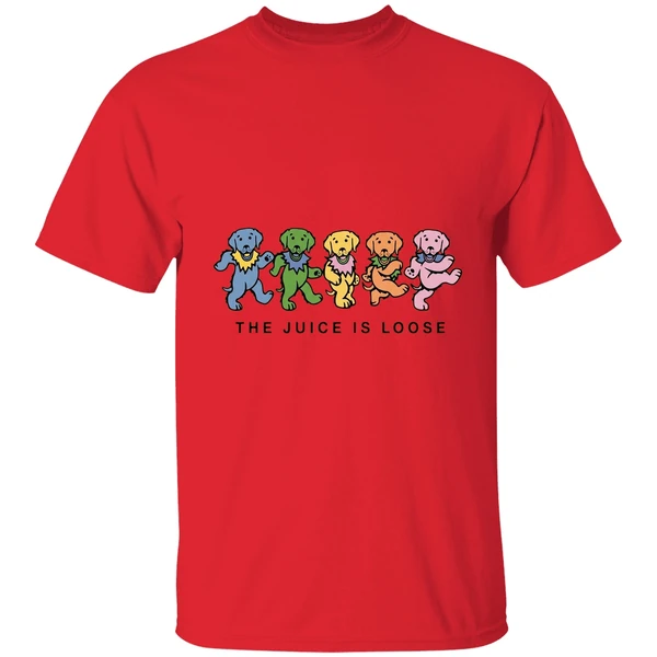 ole miss rebels grateful dead dancing juice is loose shirt red