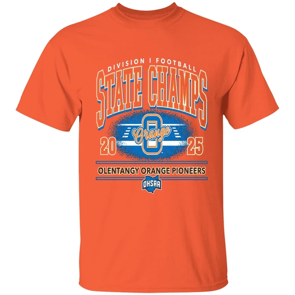 Olentangy Orange Pioneers 2025 Ohsaa Football D1 State Champions Shirt - Image 6