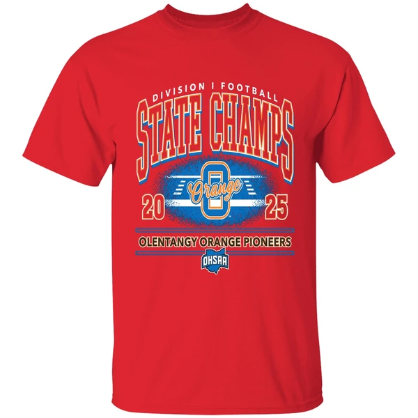 Olentangy Orange Pioneers 2025 Ohsaa Football D1 State Champions Shirt - Image 7