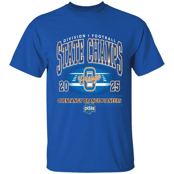Olentangy Orange Pioneers 2025 Ohsaa Football D1 State Champions Shirt - Image 8