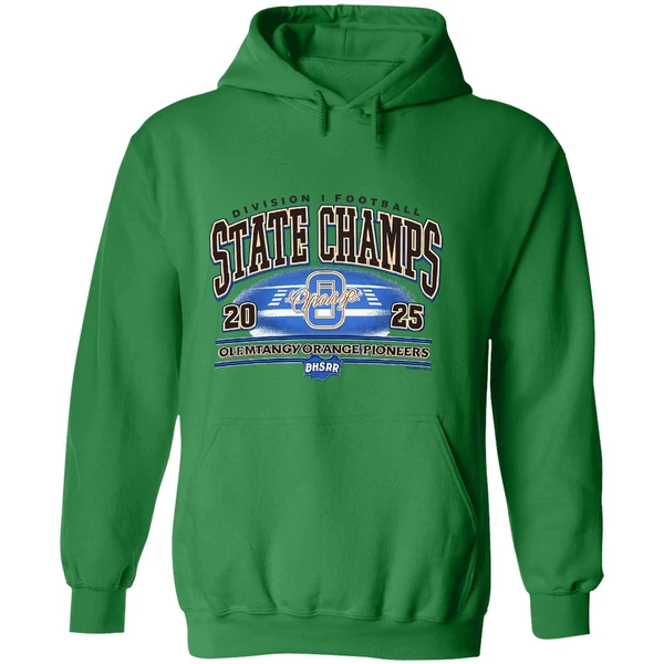 Olentangy Orange Pioneers 2025 Ohsaa Football Division 1 State Champions Hoodie - Image 2