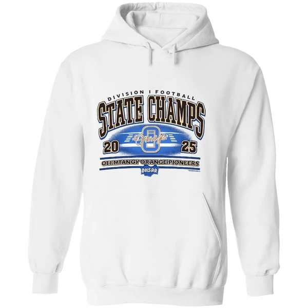 Olentangy Orange Pioneers 2025 Ohsaa Football Division 1 State Champions Hoodie - Image 8