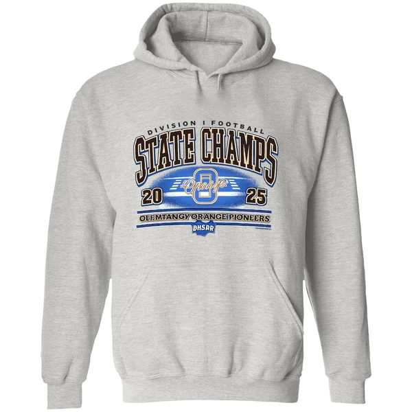 Olentangy Orange Pioneers 2025 Ohsaa Football Division 1 State Champions Hoodie - Image 9