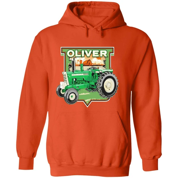 Oliver 2255 Diesel Wide Front Tractor Hoodie - Image 6