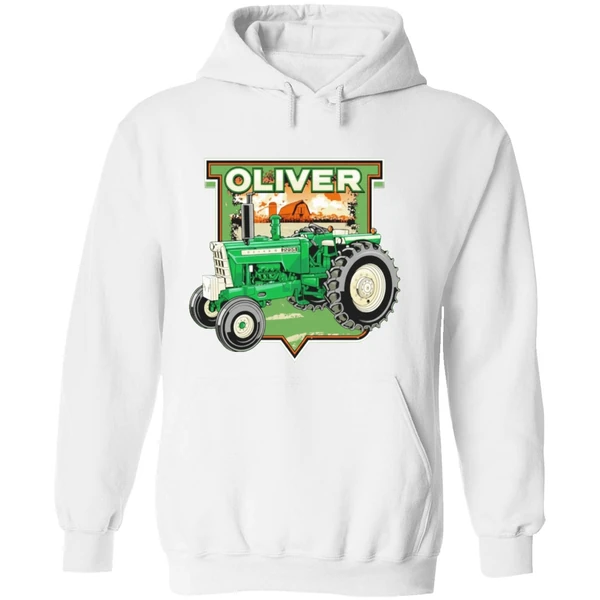 Oliver 2255 Diesel Wide Front Tractor Hoodie - Image 8