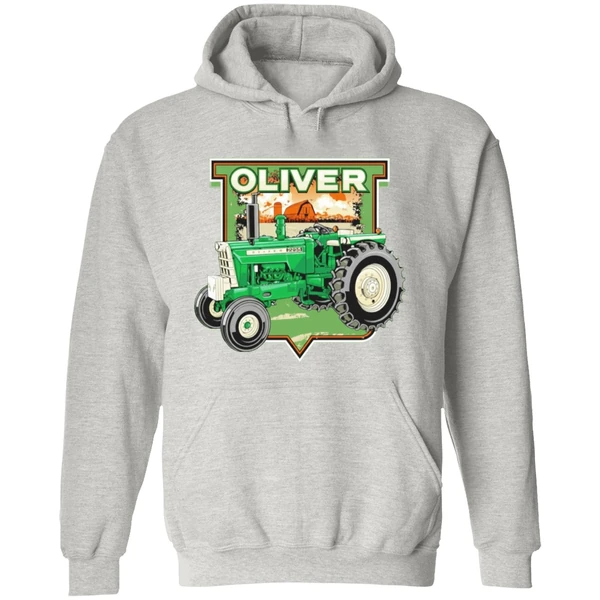 Oliver 2255 Diesel Wide Front Tractor Hoodie - Image 9