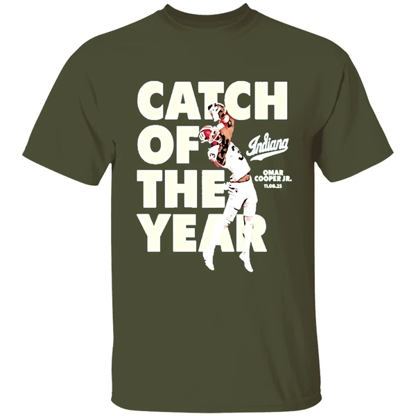 Omar Cooper Jr Catch Of The Year Indiana Hoosiers Football Shirt - Image 3