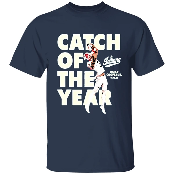 Omar Cooper Jr Catch Of The Year Indiana Hoosiers Football Shirt - Image 4