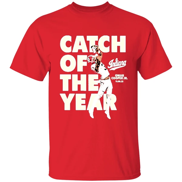 Omar Cooper Jr Catch Of The Year Indiana Hoosiers Football Shirt - Image 6