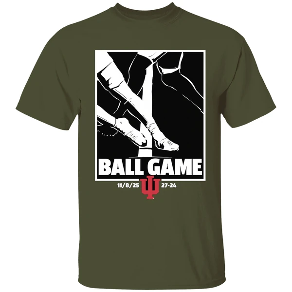 Omar Cooper Jr Toe Tap Ball Game Indiana Hoosiers Football Shirt - Image 3