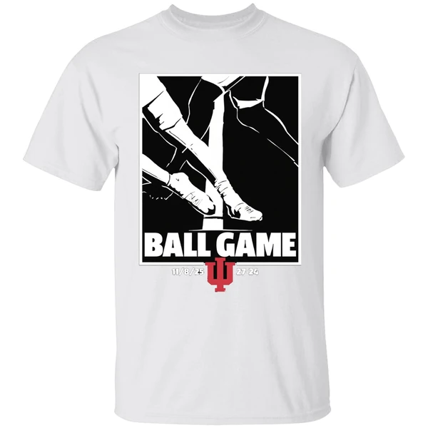 Omar Cooper Jr Toe Tap Ball Game Indiana Hoosiers Football Shirt - Image 9