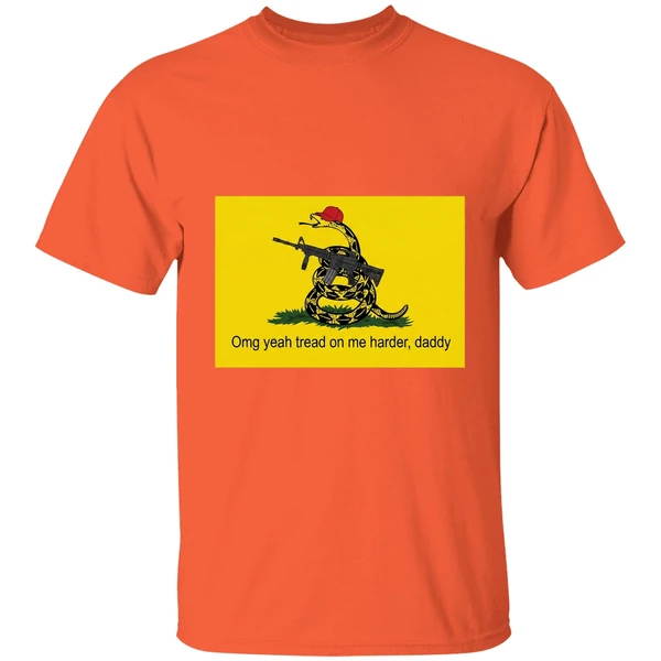 Omg Yeah Tread On Me Harder Daddy Maga 2026 Shirt - Image 3