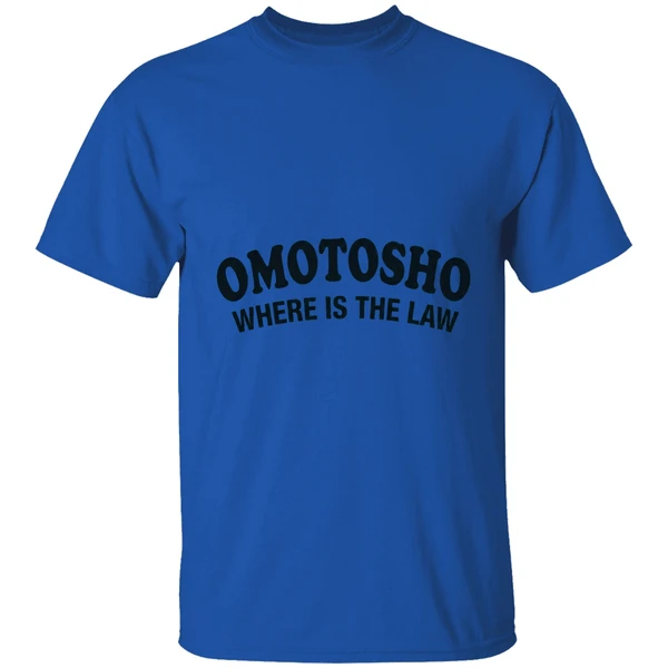 omotosho where is the law shirt royalblue