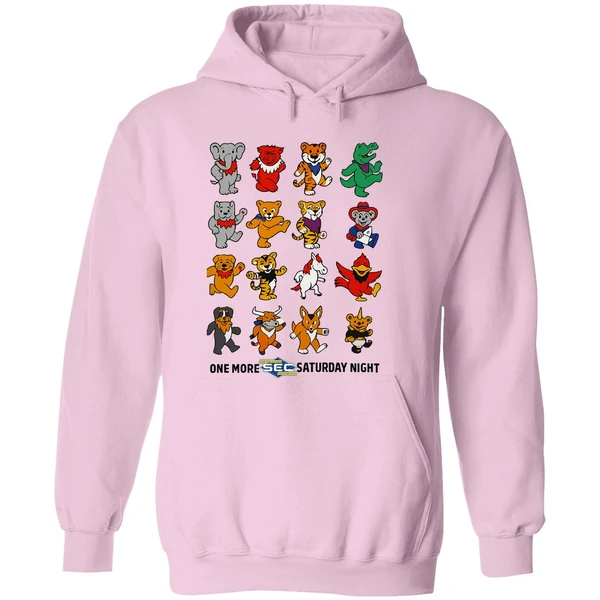 One More Sec Football Saturday Night Sec Grateful Dead Styles Hoodie - Image 5