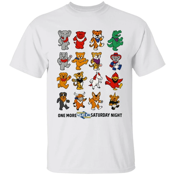 One More Sec Football Saturday Night Sec Grateful Dead Styles Shirt