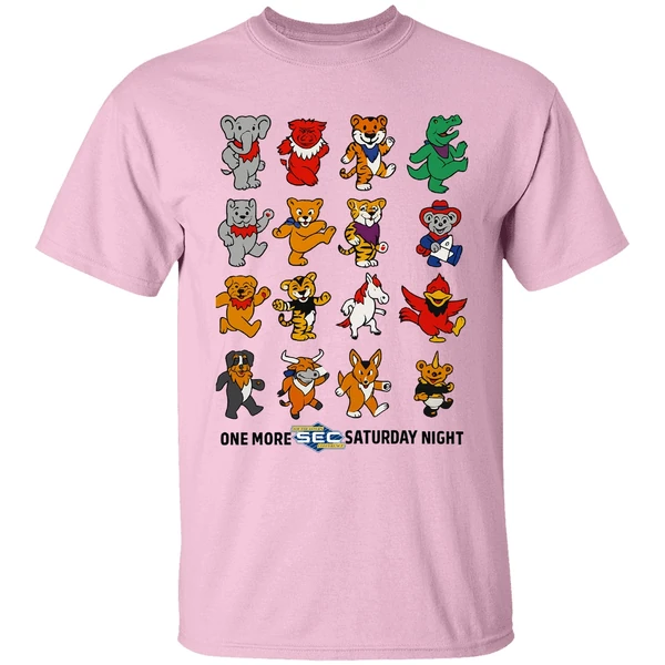 One More Sec Football Saturday Night Sec Grateful Dead Styles Shirt - Image 2
