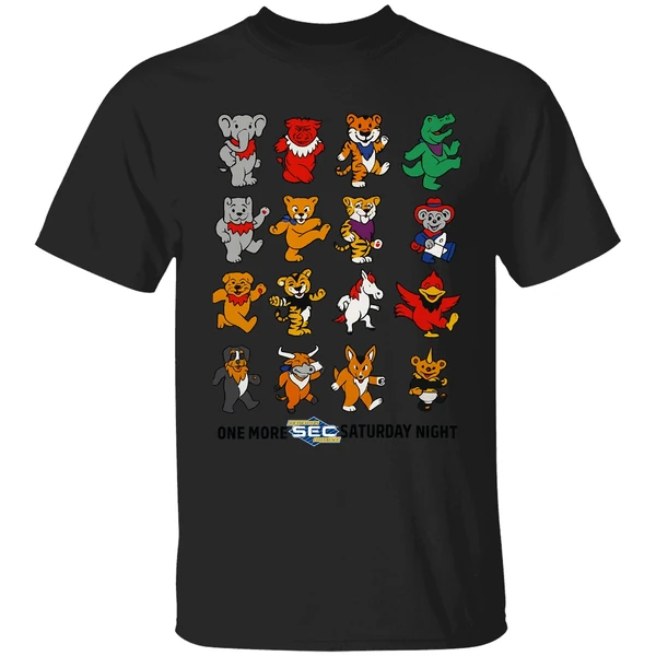 One More Sec Football Saturday Night Sec Grateful Dead Styles Shirt - Image 7