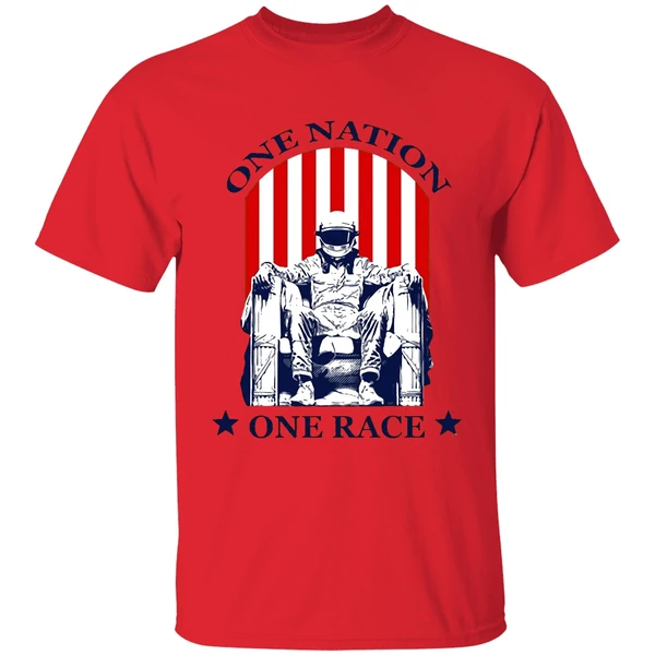 one nation one race 2026 shirt red