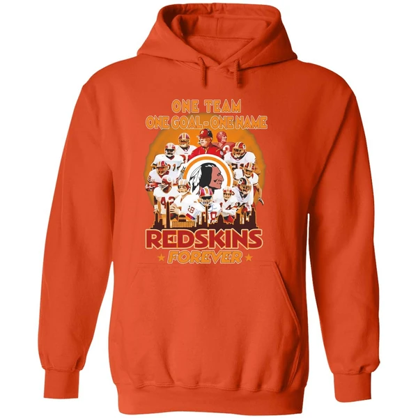 One Team One Goal One Name Washington Redskins Forever Hoodie - Image 6