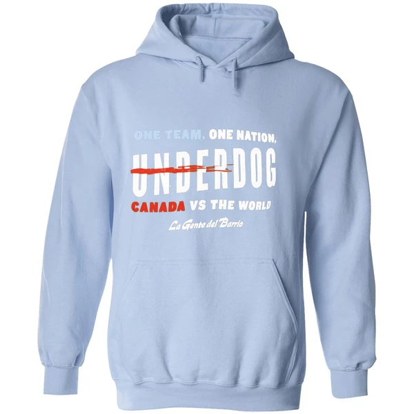 One Team One Nation Underdog Canada Vs The World La Gente Del Barrio Hoodie - Image 4