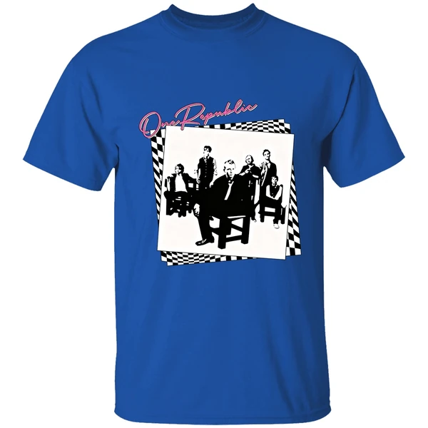 onerepublic photo shirt royalblue