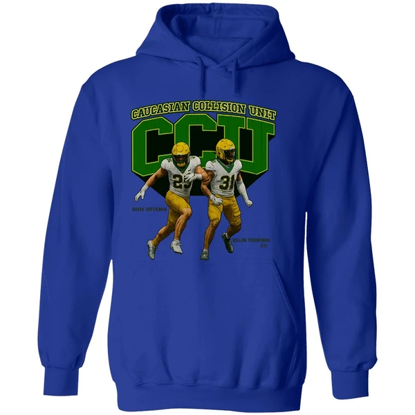 Oregon Ducks Caucasian Collision Unit Graphic Hoodie - Image 7