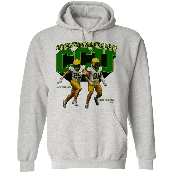 Oregon Ducks Caucasian Collision Unit Graphic Hoodie - Image 9