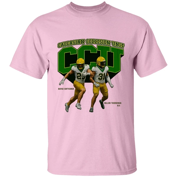 Oregon Ducks Caucasian Collision Unit Graphic Shirt - Image 3