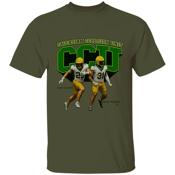 Oregon Ducks Caucasian Collision Unit Graphic Shirt - Image 4
