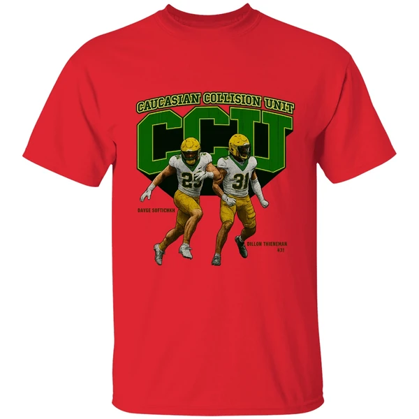Oregon Ducks Caucasian Collision Unit Graphic Shirt - Image 7
