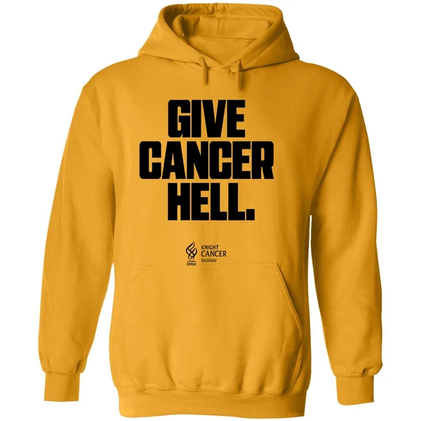 Oregon Ducks Give Cancer Hell Flight Fight Hoodie