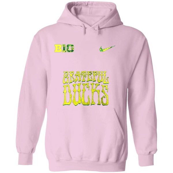 Oregon Ducks Grateful Dead Grateful Ducks Go Ducks Logo Hoodie - Image 5