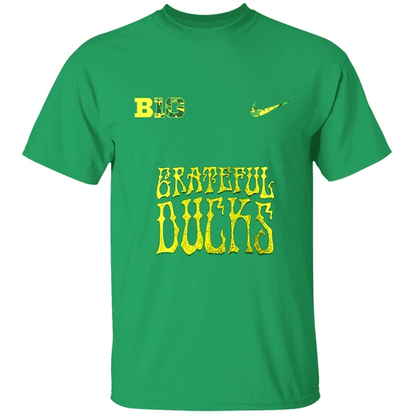 Oregon Ducks Grateful Dead Grateful Ducks Go Ducks Logo Shirt - Image 2