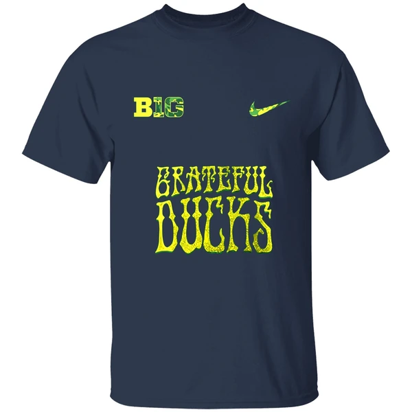 Oregon Ducks Grateful Dead Grateful Ducks Go Ducks Logo Shirt - Image 5