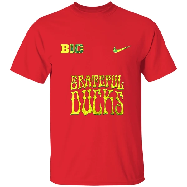 Oregon Ducks Grateful Dead Grateful Ducks Go Ducks Logo Shirt - Image 7