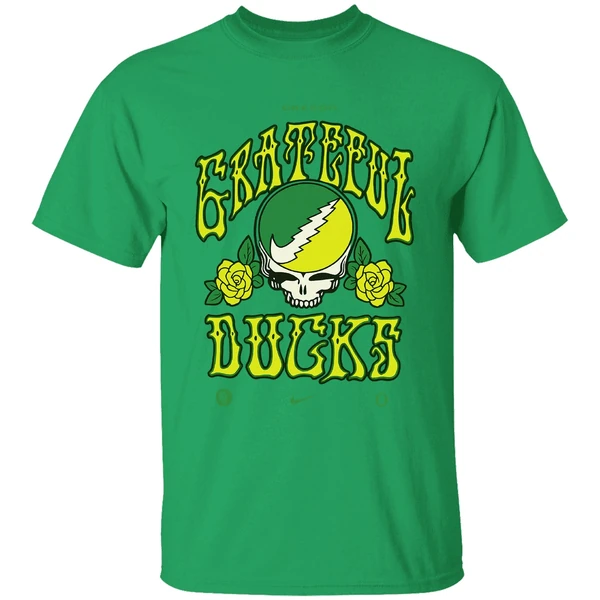 Oregon Ducks Grateful Ducks Nike Roses Shirt - Image 9