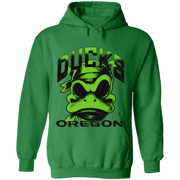 Oregon Ducks Mummy Duck Glow In The Dark Hoodie - Image 2